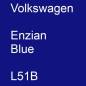 Preview: Volkswagen, Enzian Blue, L51B.